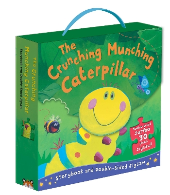 Book cover for The Crunching Munching Caterpillar: Storybook and Double-Sided Jigsaw