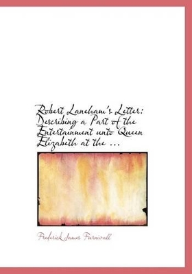 Book cover for Robert Laneham's Letter