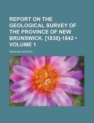 Book cover for Report on the Geological Survey of the Province of New Brunswick. [1838]-1842 (Volume 1)