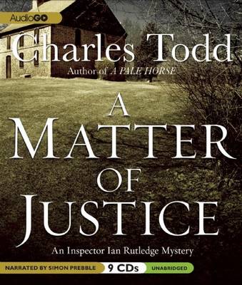 Book cover for A Matter of Justice