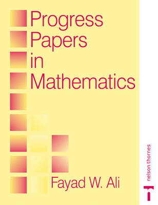 Book cover for Progress Papers in Mathematics