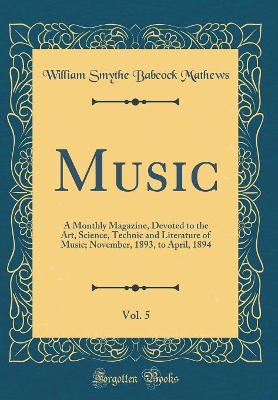 Book cover for Music, Vol. 5