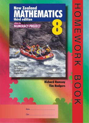 Book cover for New Zealand Mathematics 8 Homework Book