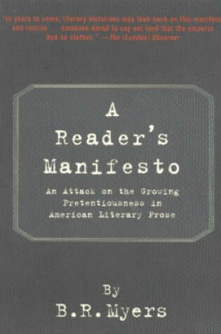 Cover of A Reader's Manifesto