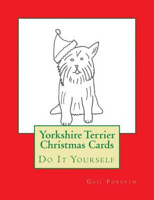 Book cover for Yorkshire Terrier Christmas Cards