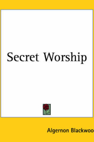 Cover of Secret Worship