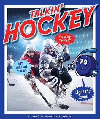 Book cover for Talkin' Hockey