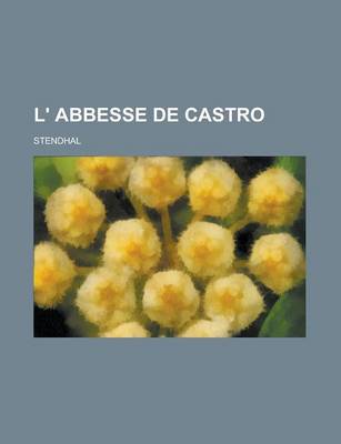Book cover for L' Abbesse de Castro