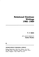 Book cover for Relational Database Writings 1985-1989