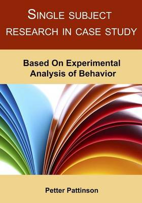 Book cover for Single Subject Research in Case Study