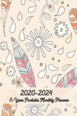 Cover of 2020 - 2024 5-Year Portable Monthly Planner 6x9