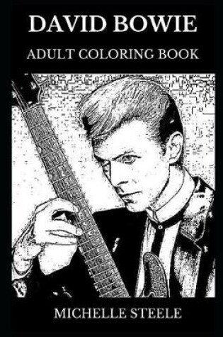 Cover of David Bowie Adult Coloring Book