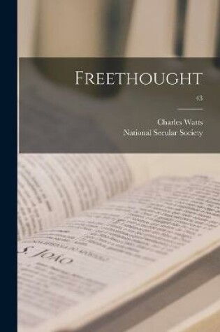 Cover of Freethought; 43