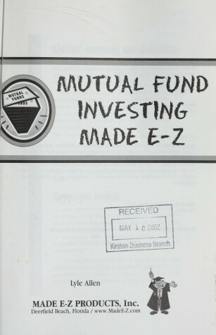 Cover of Mutual Fund Investing