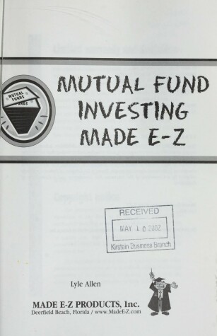 Book cover for Mutual Fund Investing