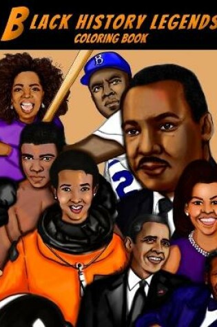 Cover of Black History Legends Coloring Book