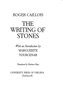 Book cover for The Writing of Stones