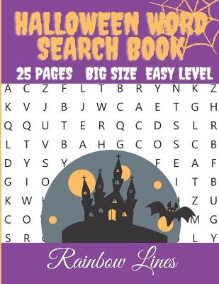 Book cover for Halloween Word Search Book