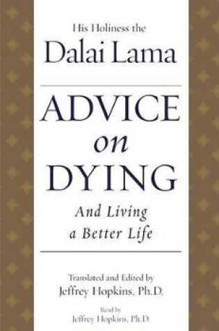 Cover of Advice on Dying (3t)