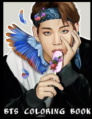 Book cover for BTS coloring book