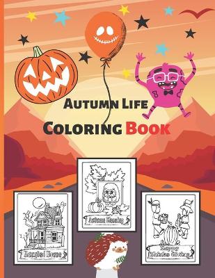 Book cover for Autumn Life Coloring Book