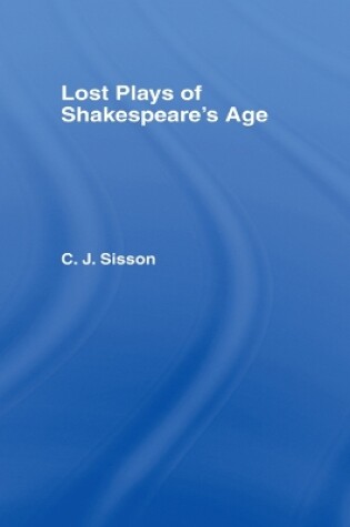 Cover of Lost Plays of Shakespeare S a Cb