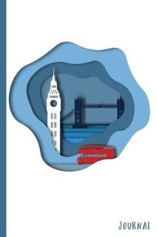 Cover of Paper Cutout Big Ben London Bridge and Tour Bus Journal