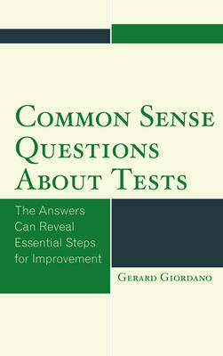 Book cover for Common Sense Questions about Tests