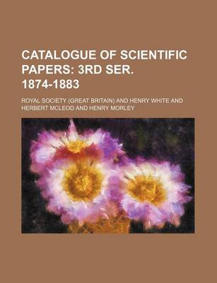 Book cover for Catalogue of Scientific Papers