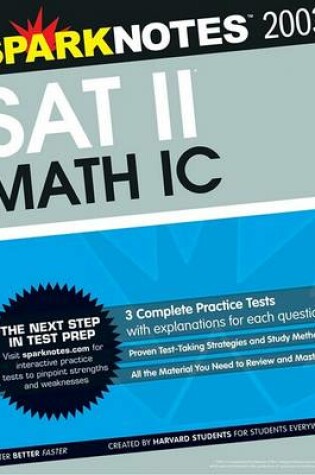 Cover of SAT II Math IC (Sparknotes Test Prep)