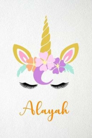 Cover of Alayah A5 Lined Notebook 110 Pages