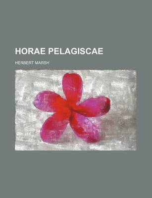 Book cover for Horae Pelagiscae