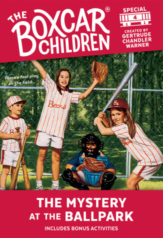 Book cover for The Mystery at the Ballpark