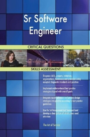 Cover of Sr Software Engineer Critical Questions Skills Assessment