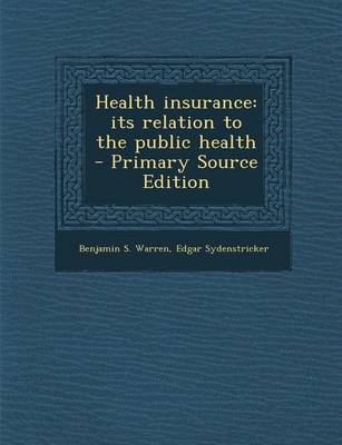 Book cover for Health Insurance