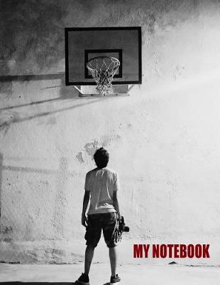 Book cover for My Notebook. for Basketball Fans. Blank Lined Planner Journal Diary.