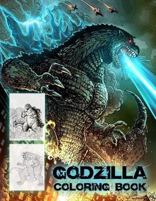 Book cover for Godzilla Coloring Book