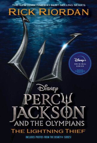 Cover of Percy Jackson and the Olympians, Book One: Lightning Thief Disney+ Tie in Edition