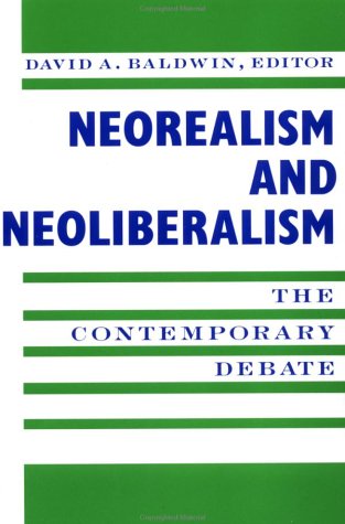 Cover of Neorealism and Neoliberalism