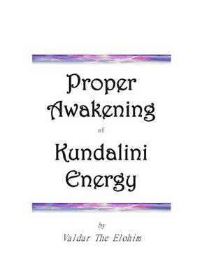 Book cover for Proper Awakening of Kundalini Energy