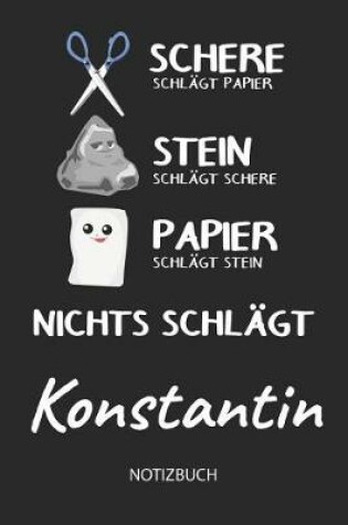 Cover of Nichts schlagt - Konstantin - Notizbuch