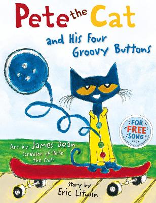 Book cover for Pete the Cat and his Four Groovy Buttons