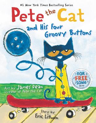 Book cover for Pete the Cat and His Four Groovy Buttons