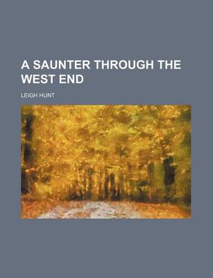 Book cover for A Saunter Through the West End