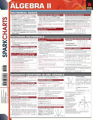 Book cover for Algebra II (Sparkcharts)