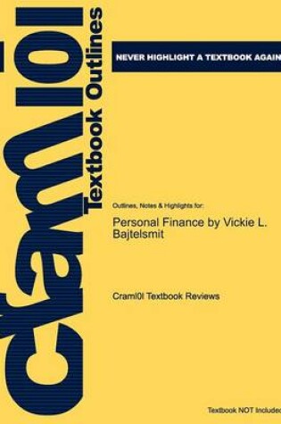 Cover of Studyguide for Personal Finance by Bajtelsmit, Vickie L., ISBN 9780470111239