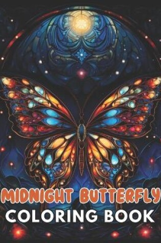 Cover of Midnight Butterfly Coloring Book