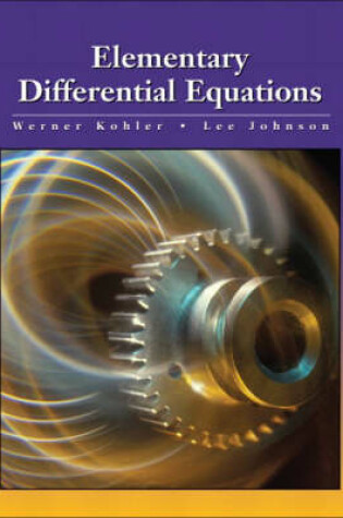 Cover of Elementary Differential Equations with Maple 10 VP