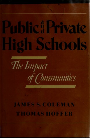 Book cover for Public and Private High Schools