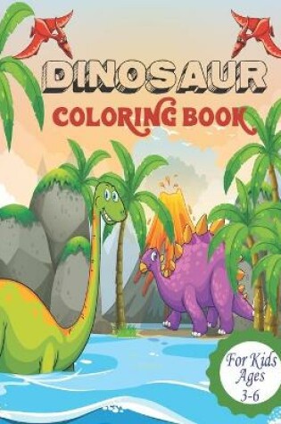 Cover of Dinosaur Coloring Book for Kids